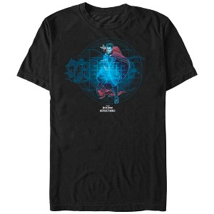 Men's Marvel Doctor Strange in the Multiverse of Madness Neon Strange T-Shirt - 1 of 4