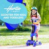 Hurtle ScootKid 3-Wheel Toddler Toy Scooter with LED Lights, Ages 1+, Fold-Out Seat - 3 of 4