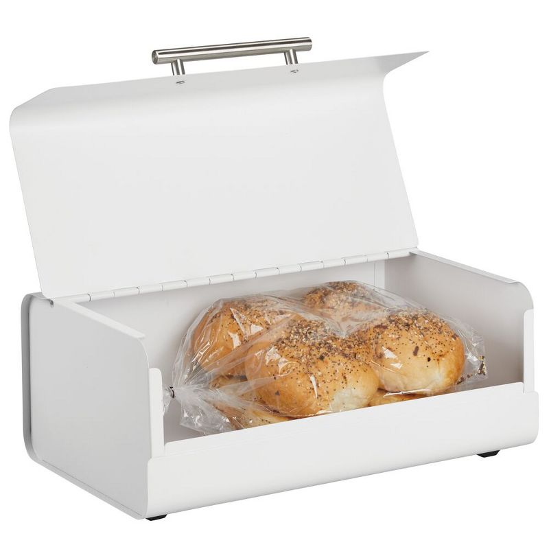 mDesign Metal Kitchen Countertop Bread Box, Home Storage Bin, 1 of 7