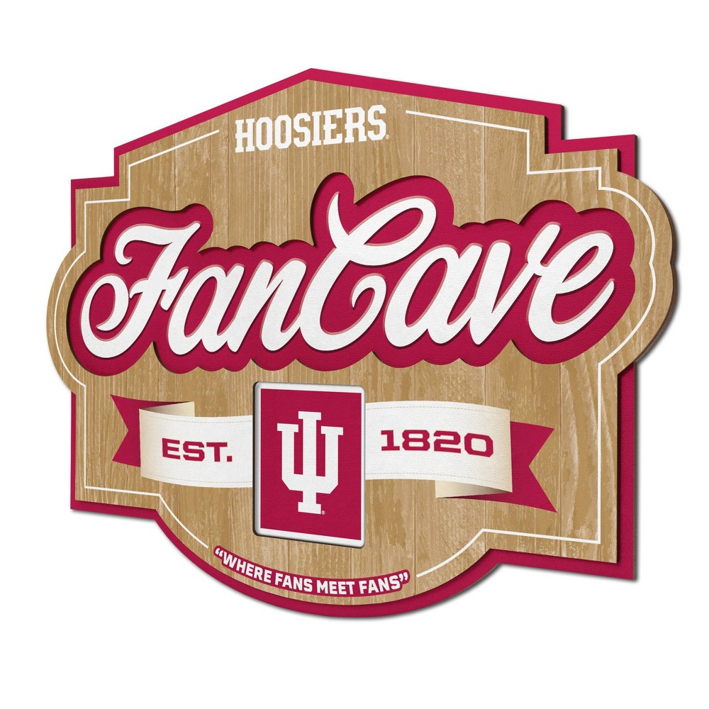 Photos - Coffee Table NCAA Indiana Hoosiers Fan Cave Sign