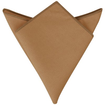 INSPIRE CHIC Men's Cotton Solid Color Formal Suit Pocket Squares