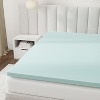 NicBex 3" Breathable Memory Foam Mattress Topper,Bed Topper for Cool & Healthy Sleep,Pressure Relief,CertiPUR-US Certified,Blue - 2 of 4