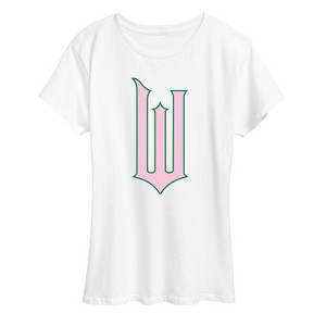 Women's - Wicked - Pink and Green Logo Short Sleeve Graphic T-Shirt - 1 of 4