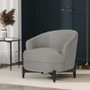 Coolbibila-Upholstered Accent Chair, Club Chairs With Swivel Feature, Chair With High Backrest And Seamless Armrest For Indoor - image 3 of 4