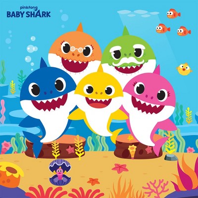 Birthday Express Baby Shark Lunch Napkins - 16 Pack