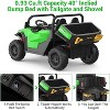 24V Electric Ride on Dump Truck for Kids,2-Seater 4WD Remote Control Car with Electric Dump Bed & Shove - 3 of 4