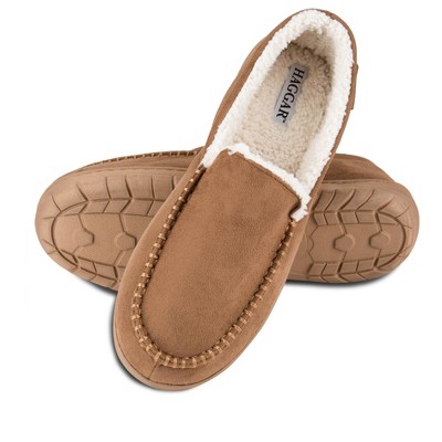 Haggar Men's Indoor/Outdoor Microsuede Venetian Slipper