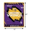 NFL Minnesota Vikings Game Tech Ultra Cozy Throw Blanket - 3 of 4