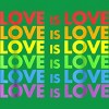 Adult Design By Humans Pride Love is Love By Luckyst T-Shirt - Kelly Green - X Large - 2 of 2