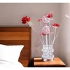 HomeRoots 21" Silver and Clear Metal and Faux Crystal Geometric And Roses Bedside Lamp - 2 of 4