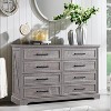 SinCiDo 8 Drawers Dresser for Bedroom, Farmhouse Wooden Chest of Drawer with Metal Handle, 52" W Rustic Drawer Organizer - 4 of 4