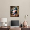 Art Remedy Jan van Huysum - A Delft Vase with Flowers Vintage Classic Roses Wall Art Unframed - 2 of 4