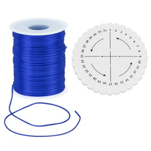 Unique Bargains Polyester Satin String Cord with Disc Organizer for DIY Bracelet - 1 of 4