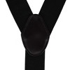 CTM Men's Elastic Y-Back Sleek Swivel Hook Suspenders - 3 of 4