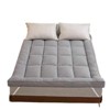 Okak Modern Cotton Deep Topper Tufted Mattress Pad for Comfy Sleep,Overfilled Bed Mattresses Protective Pad - 4 of 4