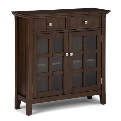 Hampshire Entryway Storage Cabinet Dark Chestnut Brown - Wyndenhall : Target