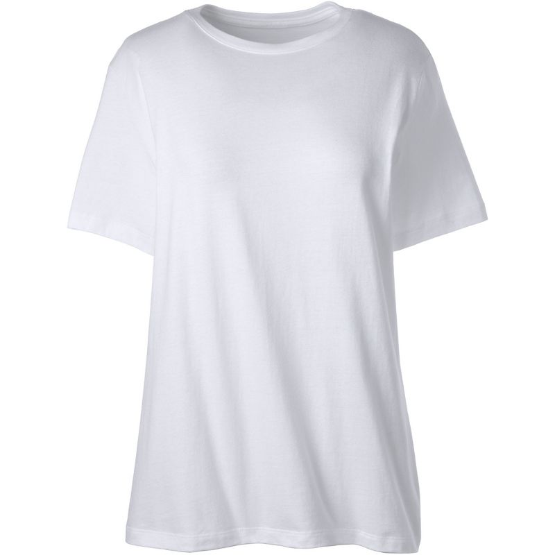 Lands' End School Uniform Women's Tall Short Sleeve Feminine Fit Essential T-shirt, 1 of 3