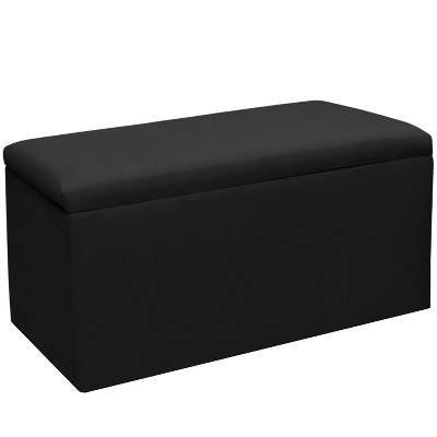 Kids' Storage Bench Duck Black - Skyline Furniture