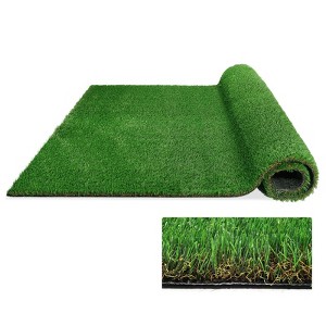 Gulches 6.5FT*13FT Outdoor Artificial Grass Runner Rug, Thick Realistic Fake Grass Roll Decor Patio Balcony Garden Lawn - 1 of 4