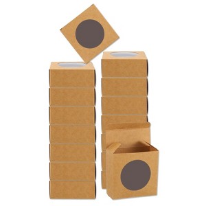 Unique Bargains Bakery Candy Jewelry Soap Display Kraft Mini Gift Boxes 16 Pcs - 1 of 4