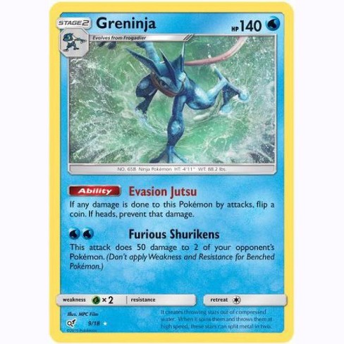 Pokemon Detective Pikachu Rare Holo Greninja 9