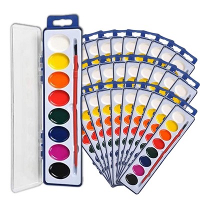 Neliblu Watercolor Paint Set For Kids And Adults -pack Of 36 ...