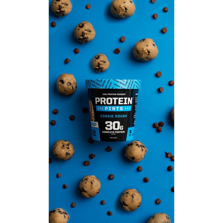 Protein Pints Cookie Dough High Protein Ice Cream - 16fl oz, 6 of 10