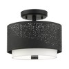 Livex Lighting Noria 2 - Light Semi-Flush Mount in  Black - 2 of 2