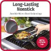 GoodCook 12-Piece Micro-Divot Nonstick Aluminum Cookware Set with Pans, Dutch Oven, Spoon and Turner, Black,Black - 3 of 4