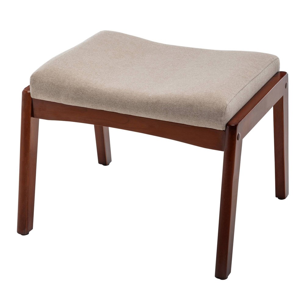 Photos - Pouffe / Bench Breighton Home Designs4Comfort Natalie Accent Ottoman Stool Sandy Beige Fa