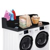 2-Tier Washer Dryer Countertop with 2 Drawers,Wood Laundry Countertop with 2.75" H Edge Rails,Waterproof Washer Dryer Cover with Anti-Slip Pads - 2 of 4