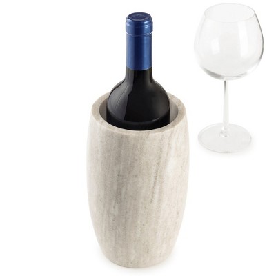 GAURI KOHLI Slovenia Marble Wine Chiller - White