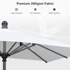 PURPLE LEAF Patio Umbrella Outdoor Table Umbrella Aluminum Frame Market Umbrella Sun Umbrella with 8 Sturdy Ribs - 4 of 4