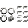 Leo Quan Badass TK-7817 OGT Open-Gear Small Post 4-in-Line Bass Tuning Machines Nickel - 3 of 3