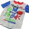 PJ Masks Toddler Boys' 4-Piece Short Sleeve Cotton Pajama Sets, Size 2T - 3 of 4