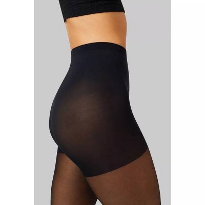 Hanes Women's 2pk Modern Support Graduated Compression Tights - Black - image 2
