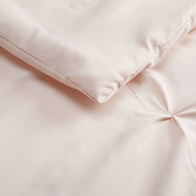 Blush Twin Microfiber Bed in a Bag Set