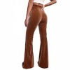 Women's Corduroy/velvet High Waist Flare Pants - Pretty Bash - 3 of 4