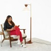 KTMBDW Modern Floor lamp, LED Floor Lamp - Tall Standing Lamp for Bedroom Reading - Corner Pole Lamp for Contemporary Home Decor - Gold, Brown - 3 of 4
