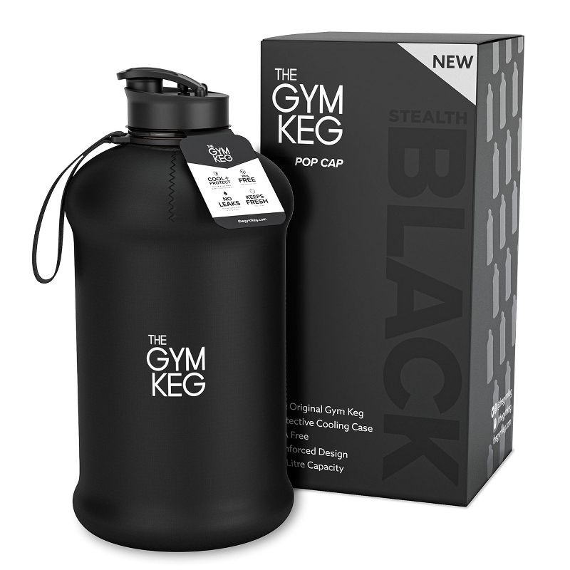 THE GYM KEG 2.2L Reusable Drinking Water Bottle - Gray, 1 of 4