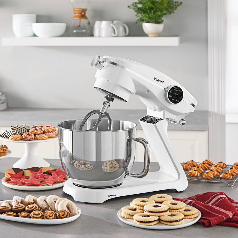 Instant 7.4qt 10 Speed Stand Mixer Pro - Pearl White, 3 of 8