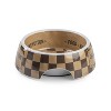 Haute Diggity Dog Checker Chewy Vuiton Bowl - Small (CASE OF 2) Dishwasher Safe Pet Bowl - 3 of 4