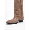 Tyler - Mocha Genuine Leather Stitched Western Boot (Women) | Forever & Always Shoes - 4 of 4