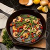 Bayou Classic 7453 12-in and 14-in Cast Iron Skillet Set Features Pour Spouts Perfect For Breakfast Pan Frying Sautéing and Baking - 4 of 4