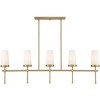 Savoy House Haynes 5 - Light Chandelier in  Warm Brass - 2 of 3