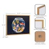 Kate & Laurel All Things Decor 16"x12" Gallery Pet Goldfish Cute Botanicals Fish Tank Print by The Creative Bunch Studio Gold - 3 of 4