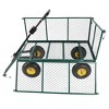 Flower Cart Garden Flower Cart is easier to transport firewood (green+cloth bag) - 3 of 4