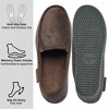Alpine Swiss Wide Mens Slippers | Steve Moccasin Slipper | Memory Foam House Shoes | Corduroy Slip-On with Terry Lining | Indoor Outdoor Non-Slip - 3 of 4