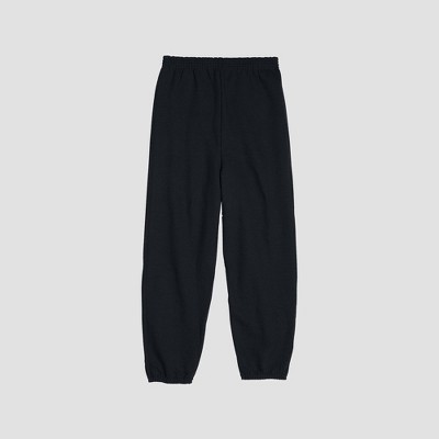 hanes black joggers