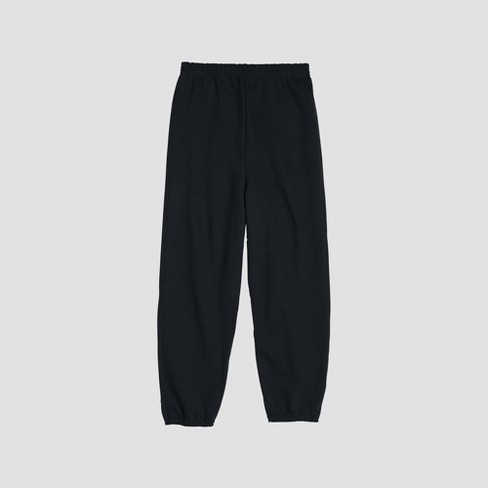 Hanes Kids' Eco Smart Fleece Non-pocket Sweatpants - Black S : Target